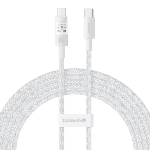 Kabel Baseus Gem Typ C-Typ C 100W 2m (biały)