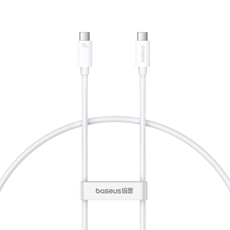 Kabel Baseus Superior Typ C-Typ C 240W 1m (biały)