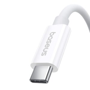 Kabel Baseus Superior Typ C-Typ C 240W 1m (biały)