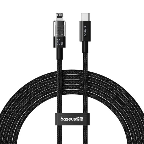 Kabel Baseus Gem USP C-IP 20W 2m (czarny)