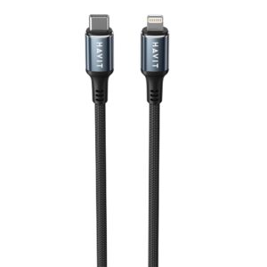 Kabel do ladowania Havit USB-C - Lightning CB6311 (czarny)