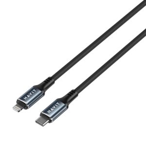 Kabel do ladowania Havit USB-C - Lightning CB6311 (czarny)