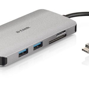 D-Link DUB-M810 stacja dokująca Przewodowa USB 3.2 Gen 1 (3.1 Gen 1) Type-C Aluminium
