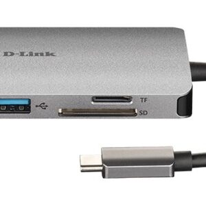D-Link DUB-M810 stacja dokująca Przewodowa USB 3.2 Gen 1 (3.1 Gen 1) Type-C Aluminium