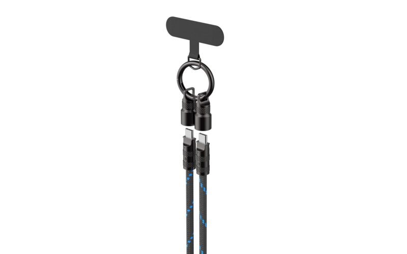 Kabel do ładowania Havit CB6340 1.2M (czarno-niebieski)