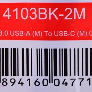 UNITEK KABEL USB 3.1 TYP-A - TYP-C M/M 2M