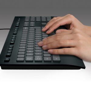 Klawiatura Logitech 920-005217 (USB 2.0; kolor czarny)