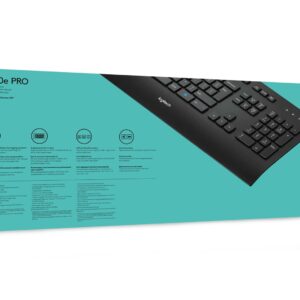 Klawiatura Logitech 920-005217 (USB 2.0; kolor czarny)