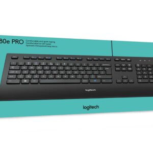 Klawiatura Logitech 920-005217 (USB 2.0; kolor czarny)