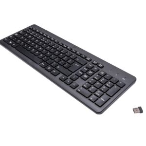 HP 220 Wireless Keyboard | 2,4 GHz bezprzewodowa klawiatura | czarna multimedialna