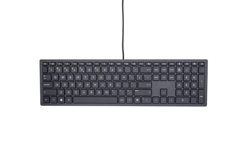 HP Pavilion Wired 300 | przewodowa klawiatura USB | czarna, multimedialna
