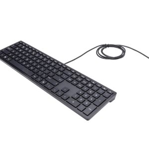 HP Pavilion Wired 300 | przewodowa klawiatura USB | czarna, multimedialna