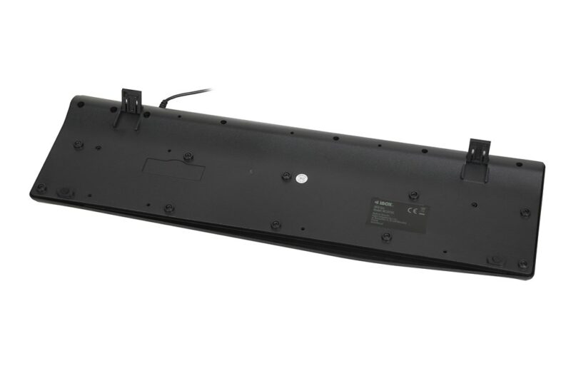 IBOX Eris | przewodowa klawiatura USB | szara, ergonomiczna
