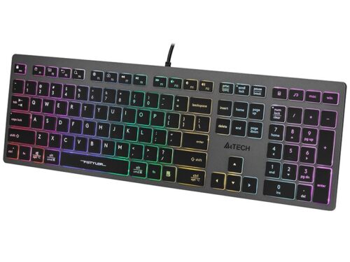 A4Tech FStyler FX60H | Podświetlenie RGB | 104 Klawisze