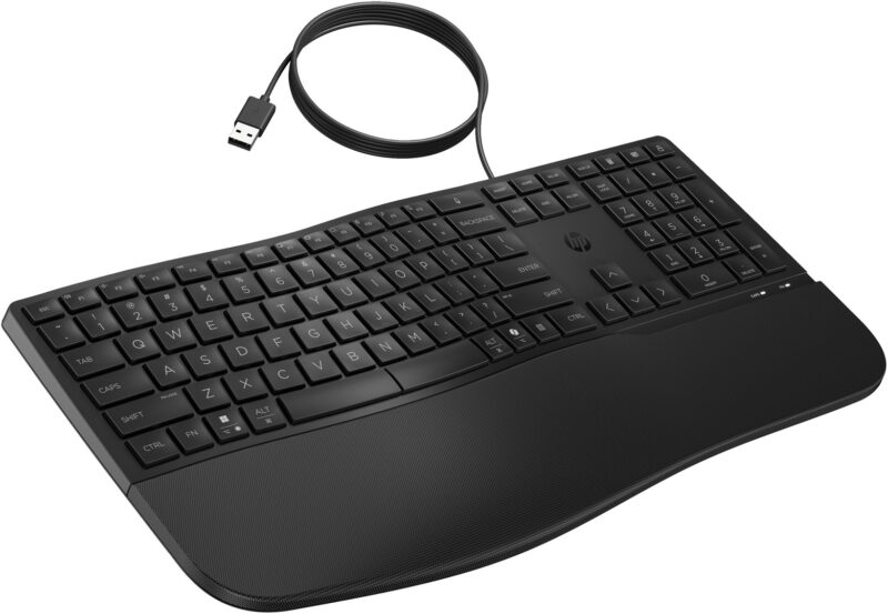 HP 485 Comfort | Przewodowa Klawiatura Ergonomiczna | USB