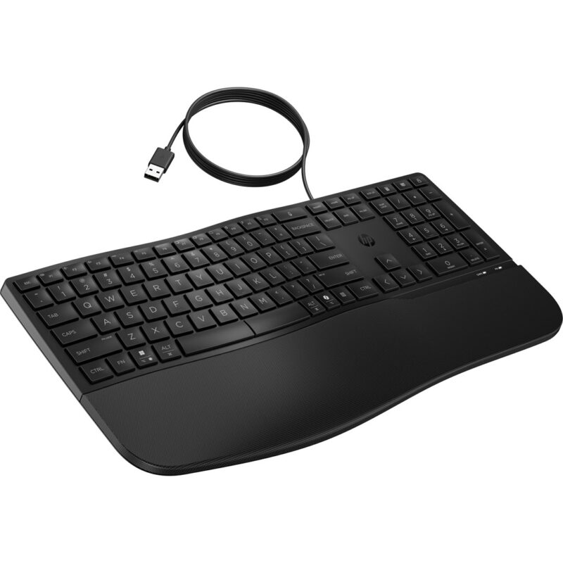 HP 485 Comfort | Przewodowa Klawiatura Ergonomiczna | USB