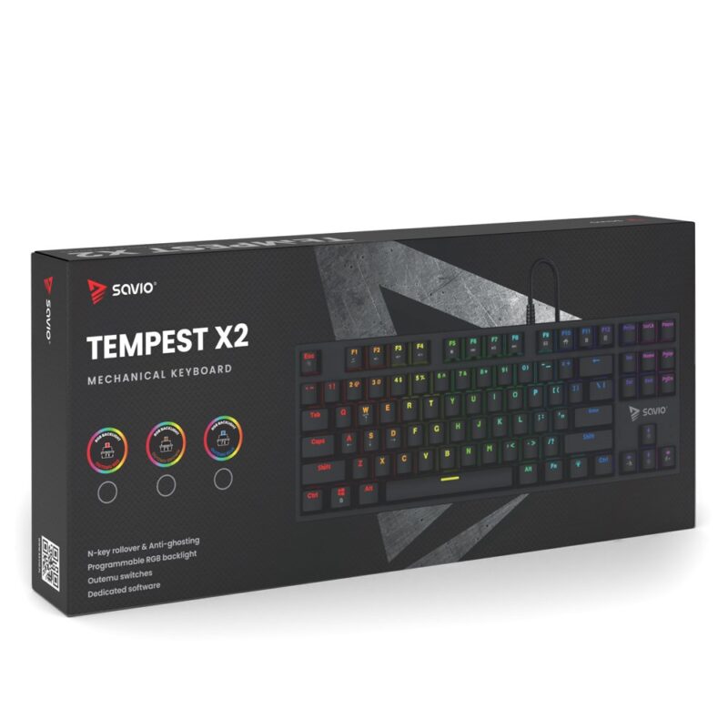 SAVIO Tempest X2 | Outemu Blue | RGB
