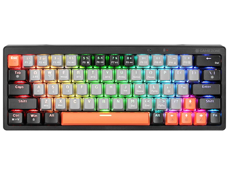 Tracer Gamezone Evo1 | Hot-Swap 63-key | Szara Klawiatura Gamingowa