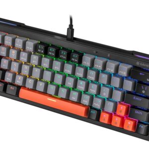 Tracer Gamezone Evo1 | Hot-Swap 63-key | Szara Klawiatura Gamingowa