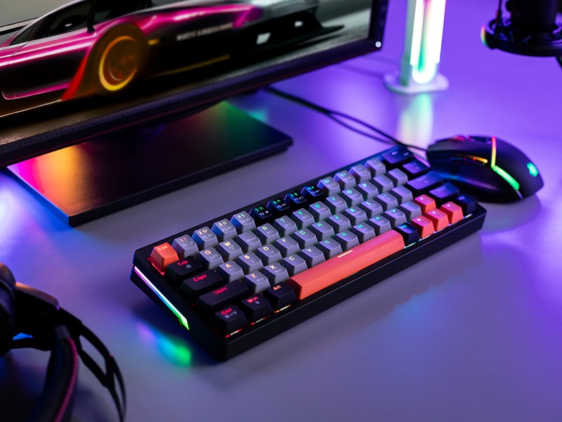 Tracer Gamezone Evo1 | Hot-Swap 63-key | Szara Klawiatura Gamingowa