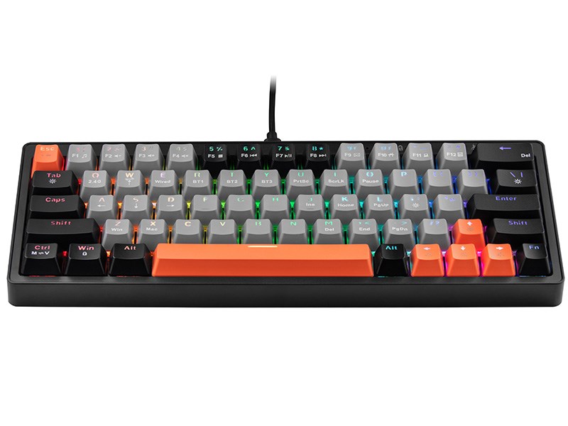 Tracer Gamezone Evo1 | Hot-Swap 63-key | Szara Klawiatura Gamingowa