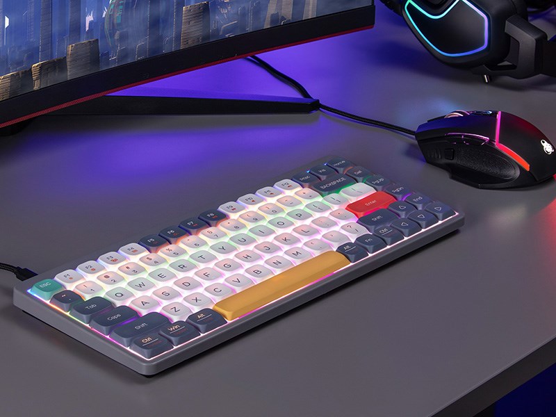 Tracer Fina 84 Grey | Outemu Red Switch | 84-Key Hot-Swap