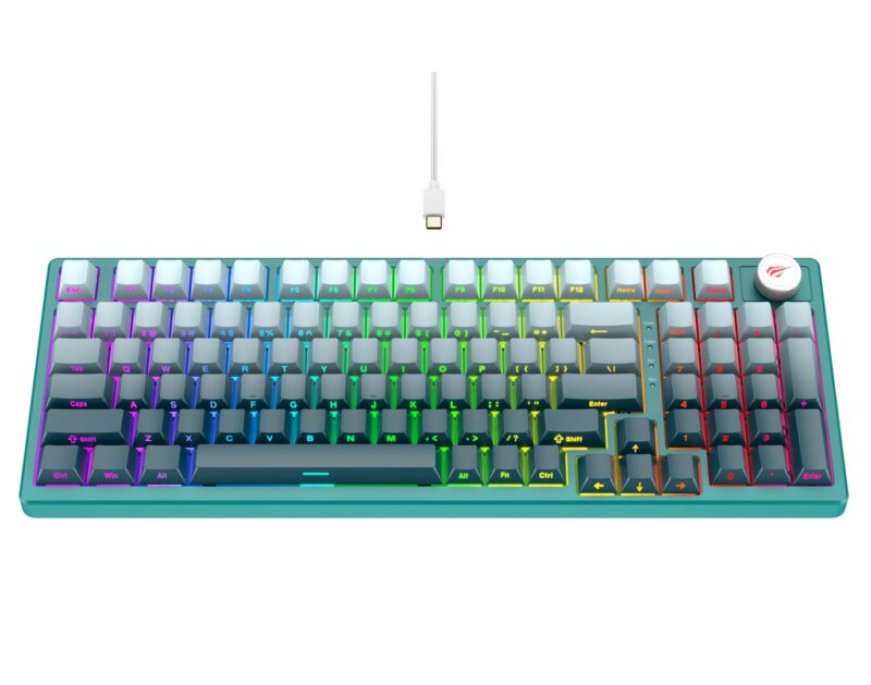 Havit KB899L | Klawiatura Gamingowa | RGB LED | 97 Klawiszy