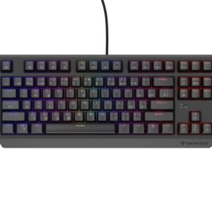 KLAWIATURA DLA GRACZY GENESIS THOR 230 TKL CZ/SK RGB MECHANICZNA OUTEMU RED CZARNA HOT SWAP