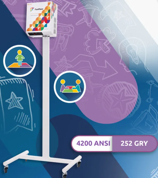 Podłoga interaktywna FunFloor MOBILNY PREMIUM 2W1