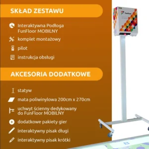 Połoga interaktywna FunFloor MOBILNY