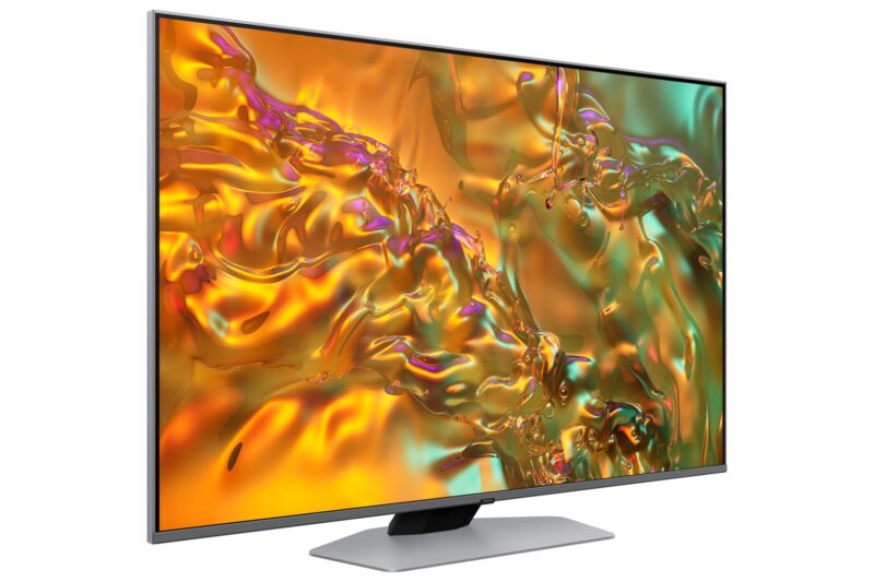 Telewizor Samsung QE50Q80DATXXH QLED 50'' 4K Ultra HD Tizen Dolby Atmos DVB-T2 Srebrny