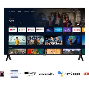 Telewizor TCL 32S5400A 32" LED HD Ready Android TV Srebrny