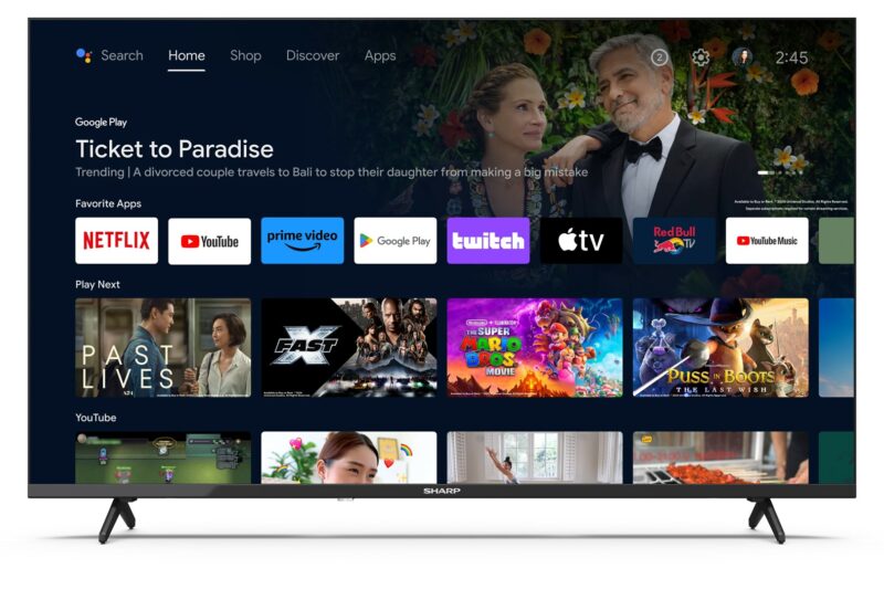 Telewizor SHARP 43" 43FH2EA 109,2cm Full HD Smart TV Wi-Fi Czarny