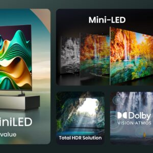 Telewizor HISENSE 65U6NQ 65" MINILED 4K VIDAA Dolby Vision Dolby Atmos HDMI 2.1 Szary