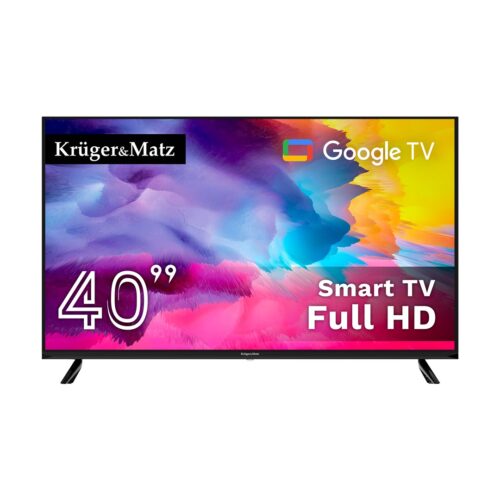 Telewizor Kruger&Matz 40"; FHD Google TV  DVB-T2/T/C  H.265  HEVC
