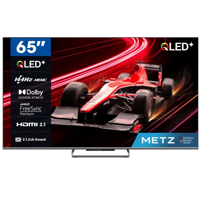 Telewizor 65" METZ QLED 65MQE8000Z 144Hz 4K Ultra HD Google TV HDR HLG Dolby VISION-ATMOS HDMI 2.1