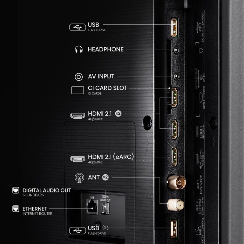 Telewizor Hisense 75U6NQ QLED 75" 4K Ultra HD VIDAA Dolby Atmos DVB-T2 Szary