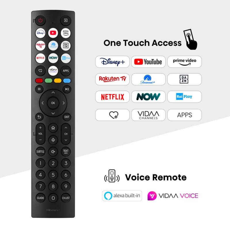 Telewizor 43" Hisense 43E7NQ QLED 4K VIDAA Dolby Atmos