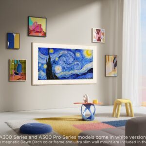 Telewizor TCL NXTFrame 55A300W QLED 55'' 4K Ultra HD 144Hz Google TV Dolby Vision IQ Biały