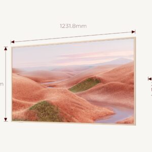 Telewizor TCL NXTFrame 55A300W QLED 55'' 4K Ultra HD 144Hz Google TV Dolby Vision IQ Biały
