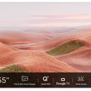 Telewizor TCL NXTFrame 55A300W QLED 55'' 4K Ultra HD 144Hz Google TV Dolby Vision IQ Biały