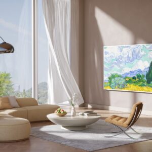 Telewizor TCL NXTFrame 55A300W QLED 55'' 4K Ultra HD 144Hz Google TV Dolby Vision IQ Biały