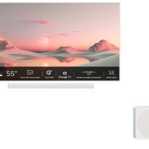 Telewizor TCL NXTFrame 55A300 PRO QLED 55'' 4K Ultra HD 144Hz Google TV Dolby Vision IQ Biały