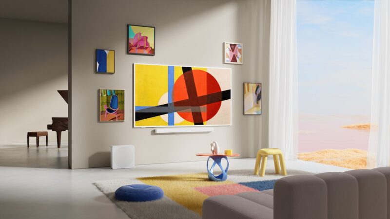 Telewizor TCL NXTFrame 55A300 PRO QLED 55'' 4K Ultra HD 144Hz Google TV Dolby Vision IQ Biały