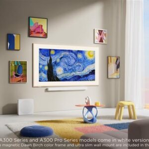 Telewizor TCL NXTFrame 55A300 PRO QLED 55'' 4K Ultra HD 144Hz Google TV Dolby Vision IQ Biały