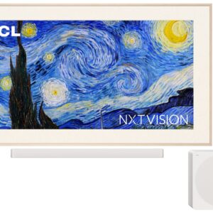 Telewizor TCL NXTFrame 55A300 PRO QLED 55'' 4K Ultra HD 144Hz Google TV Dolby Vision IQ Biały