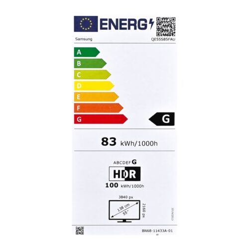 Telewizor Samsung QE55S85F QLED 55" 4K Ultra HD 120Hz Tizen Dolby Atmos Czarny