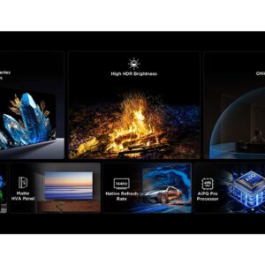 Telewizor TCL 65C6K QD-Mini-LED 65" 4K Ultra HD 144 Hz Google TV Dolby Vision IQ Metaliczny