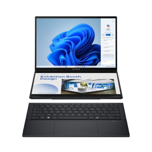ASUS Zenbook Duo UX8406CA-PZ068X ARL H Core Ultra 9 14.0" 3K 120Hz 400nits Glossy 32GB LPDDR5X SSD2TB Intel Arc Graphics WLAN+BT Cam 75WHrs W11Pro Inkwell Gray
