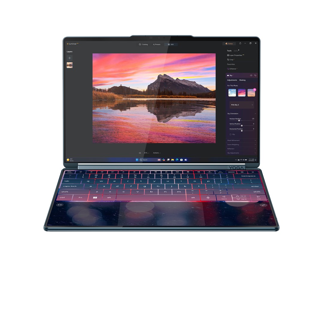 Lenovo Yoga Book 9 14IAH10 | Ultra 7 255H | 2x 14" OLED 2.8K | 32GB LPDDR5x | 1TB SSD | Win11 Pro 2 Lenovo Yoga Book 9 14IAH10 | Ultra 7 255H | 2x 14" OLED 2.8K | 32GB LPDDR5x | 1TB SSD | Win11 Pro